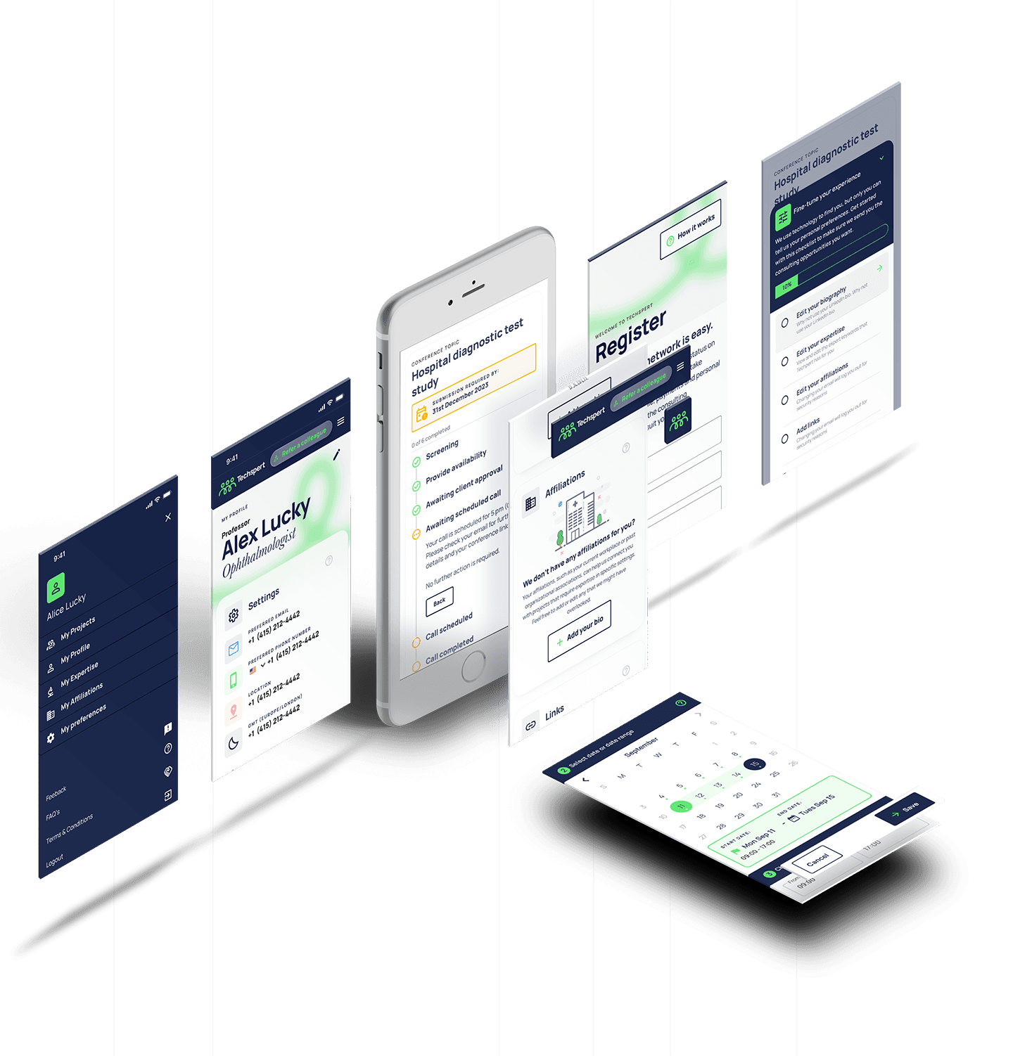 Techspert Expert Portal interface